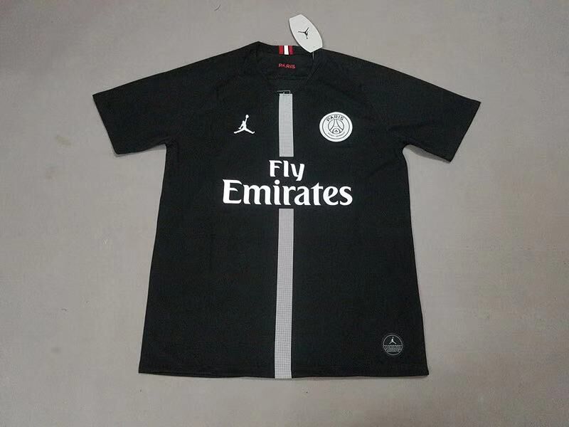 Black PSG Jordan maillot 2018 2019 Pas Cher